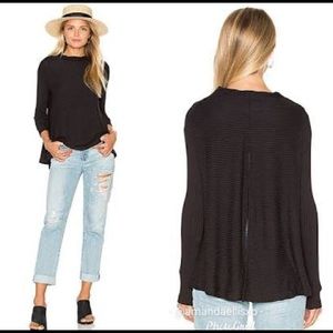 We the free black Lover Rib thermal top
